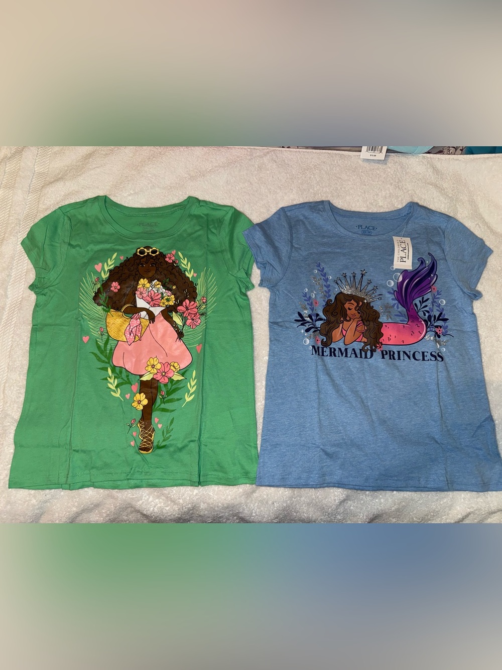 Girls graphic tees - 7/8